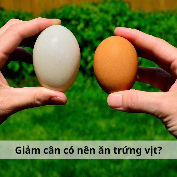 Giảm cân có nên ăn trứng vịt?